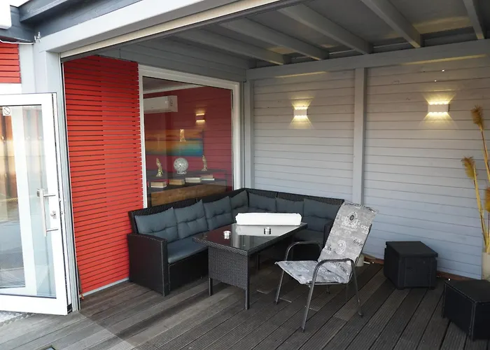 Hafen Oase - 2 Hausboote, 2 Whirlpool, 1 Sauna, Wellness Ботель Леверкузен