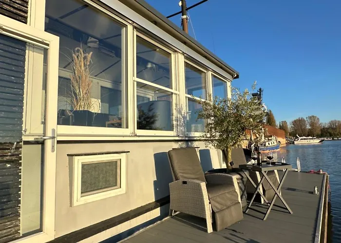 Hafen Oase - 2 Hausboote, 2 Whirlpool, 1 Sauna, Wellness * Леверкузен